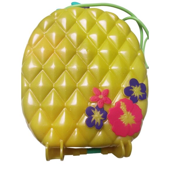 Polly Pocket Mattel Tropicool Pineapple Wearable Purse Toy 2019 NO FIGURES - Picture 12 of 15